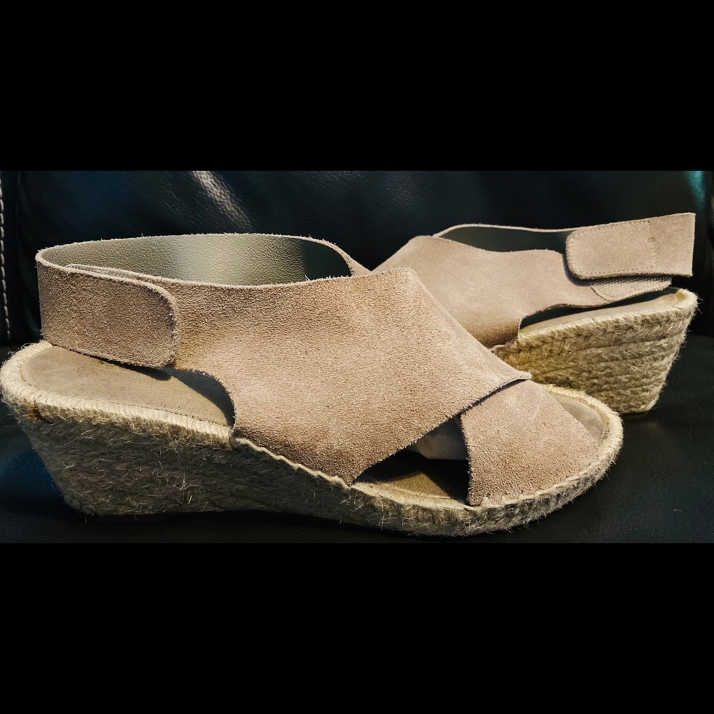 M&P Maypol Espadrilles suede platform sandals